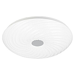 Trio Leuchten Okrugla stropna LED svjetiljka Gravity (22 W, Ø x V: 37,5 x 7,5 cm, Bijela)