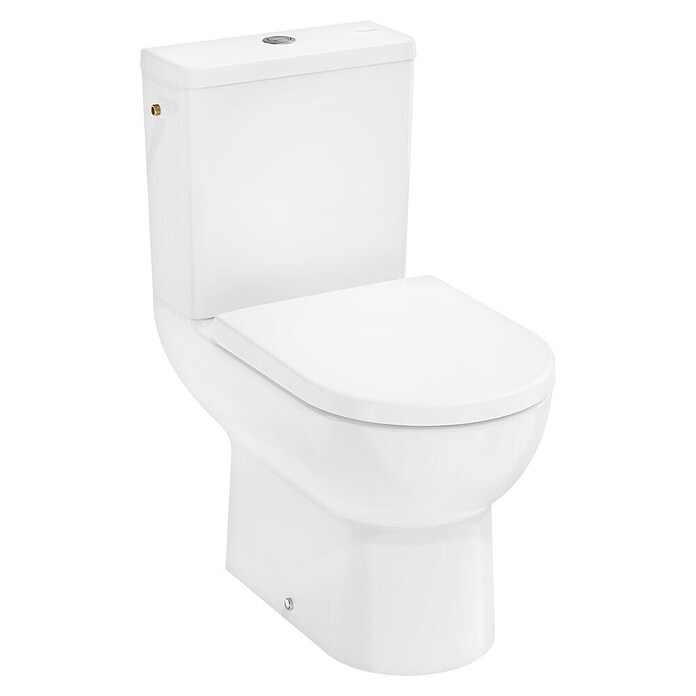 Hansgrohe Staand toiletset GladeLake S 640 (Softclose, Zonder spoelrand, Wit) | BAUHAUS