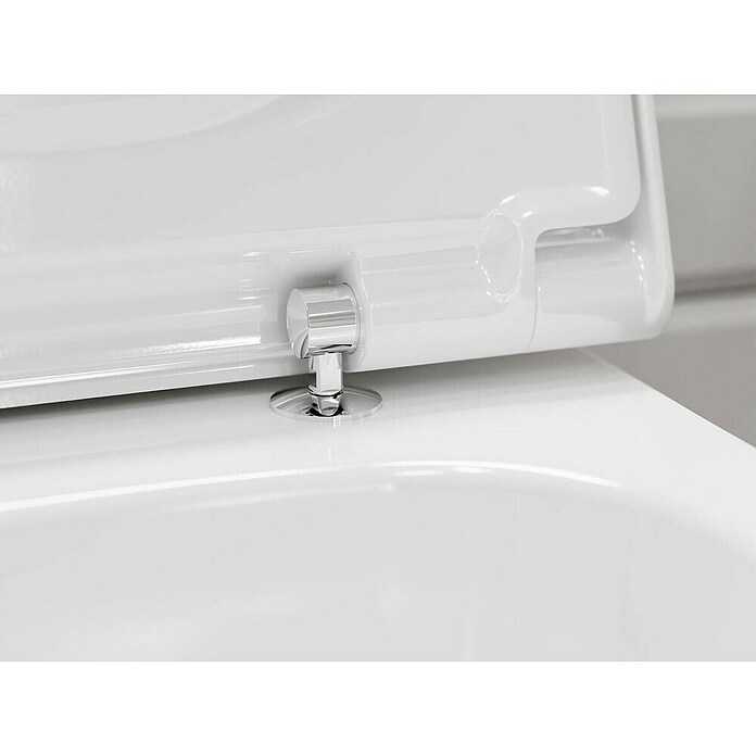 Hansgrohe Staand toiletset GladeLake S 640 (Softclose, Zonder spoelrand, Wit) | BAUHAUS