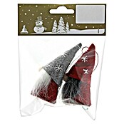 Christbaumschmuck Wichtel (Grau/Rot, Filz, 2 Stk.) | BAUHAUS
