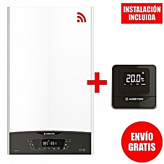 Ariston Caldera de gas Clas One Wifi 24FF con instalación incluida (21 W, Display LC)