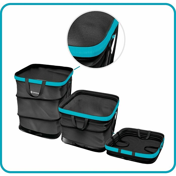 Gardena Pop-Up Gartenabfallsack Rechteck L (220 l) | BAUHAUS