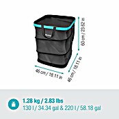 Gardena Pop-Up Gartenabfallsack Rechteck M (127 l) | BAUHAUS