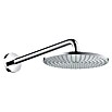 Hansgrohe Set rociador (Diámetro: 24 cm, 18 l/min a 3 bar, Montaje en la pared, Cromo)
