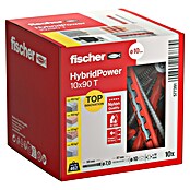 Fischer Taco universal HybridPower (Ø x L: 10 x 90 mm, Metal, 10 ud., Tornillo de cabeza avellanada) | BAUHAUS
