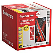 Fischer Taco universal HybridPower (Ø x L: 10 x 90 mm, Metal, 10 ud., SW 13, Tornillo con cabeza hexagonal) | BAUHAUS