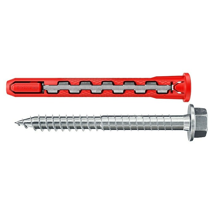 Fischer Taco universal HybridPower (Ø x L: 10 x 90 mm, Metal, 4 ud., SW 13, Tornillo con cabeza hexagonal) | BAUHAUS