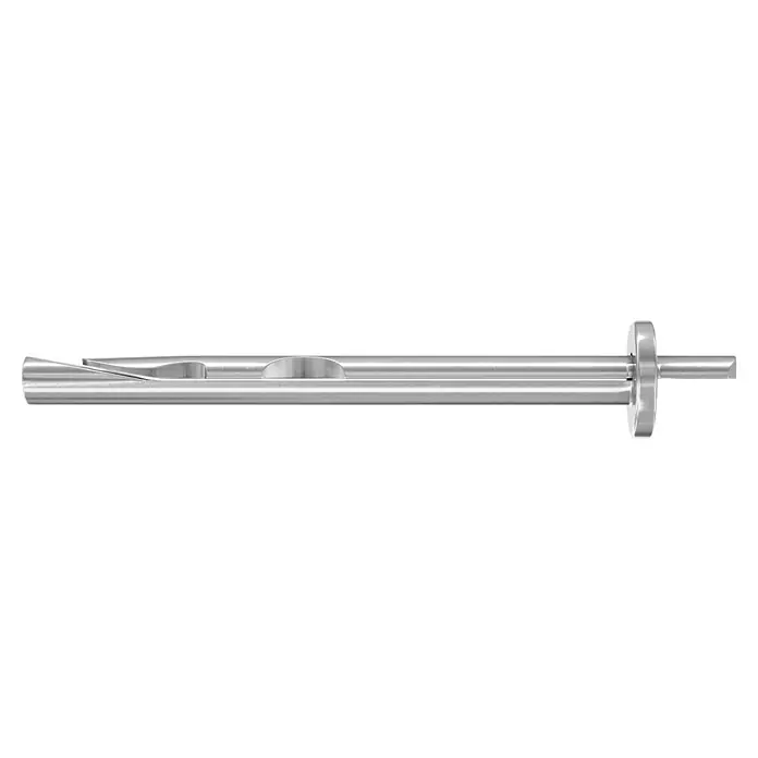 Fischer Deckennagel FDN II 6/5 - Länge Dübel: 40 mm, Galvanisch verzinkt, Maximalbauteildicke: 5 mm, 100 Stk. - Nahaufnahme eines Schwerlastdübel aus Metall. Ein robustes und langlebiges Befestigungselement für schwere Anwendungen.