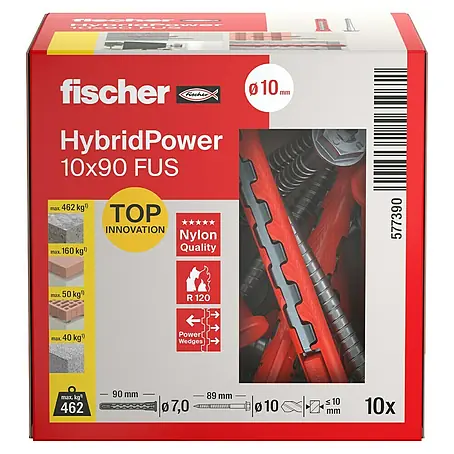 Fischer  Universaldübel HybridPower 10 x 90 FUS