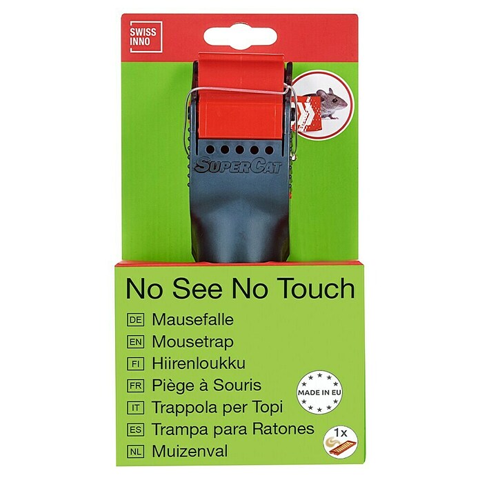 Swissinno SuperCat Mausefalle No See No Touch (Spezialfalle, Kunststoff, 1 Stk.)