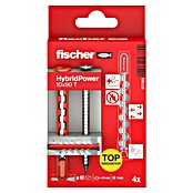 Fischer Taco universal HybridPower (Ø x L: 10 x 90 mm, Metal, 4 ud., Tornillo de cabeza avellanada) | BAUHAUS
