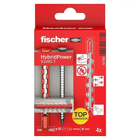 Fischer  Universaldübel HybridPower 10 x 90 T K