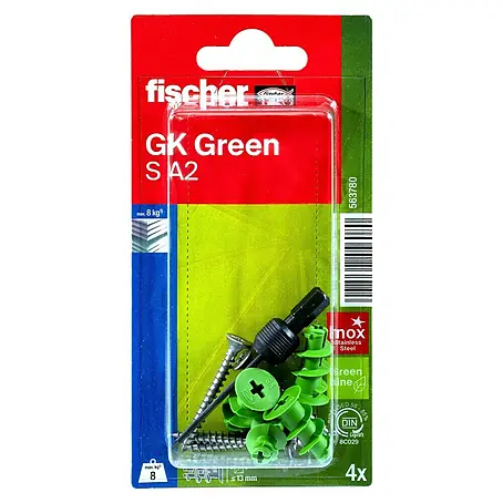 Fischer  Gipskartondübel GK Green S A2 K
