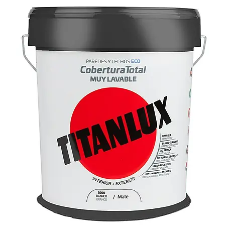 Titanlux  Pintura para paredes y techos Cobertura Total Eco