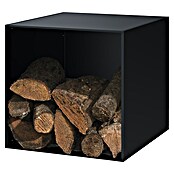 Panadero Leñero (L x An x Al: 33 x 33 x 33 cm, Acero, Negro) | BAUHAUS