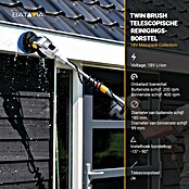 Batavia Maxxpack Accureinigingsborstel 2-in-1 - Twin Brush (18 V, 1 accu, 2 Ah) | BAUHAUS