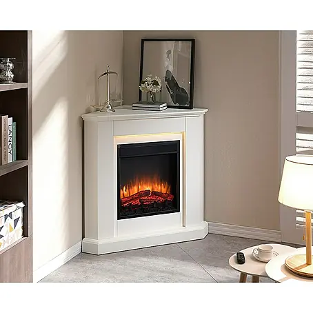 Balderia  Elektrischer Kamin CA-WE 3D-Flammeneffekt