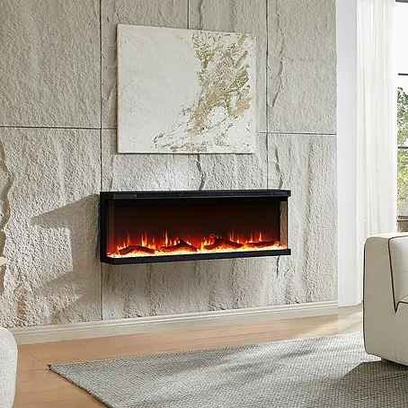 Balderia  Elektrischer Kamin OR-50 3D-Flammeneffekt