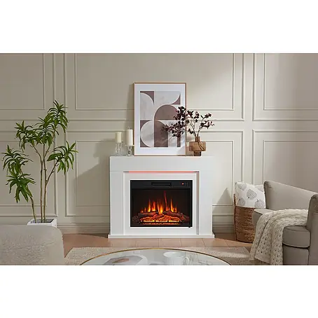Balderia  Elektrischer Kamin FD-WE 3D-Flammeneffekt