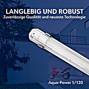 Müller-Licht LED-Feuchtraumlichtleiste Aqua-Power (L x B x H: 1 265 x 72 x 86 mm, Lichtfarbe: Neutralweiß, 18 W, IP65) | BAUHAUS