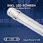 Müller-Licht LED-Feuchtraumlichtleiste Aqua-Power (L x B x H: 1 265 x 72 x 86 mm, Lichtfarbe: Neutralweiß, 18 W, IP65) | BAUHAUS