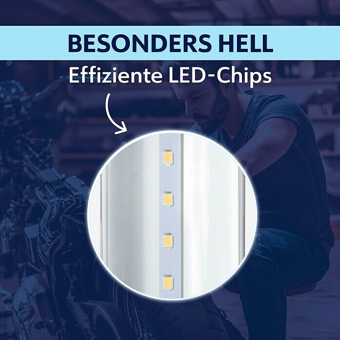 Müller-Licht LED-Feuchtraumlichtleiste Aqua-Power (L x B x H: 1 265 x 115 x 86 mm, Lichtfarbe: Neutralweiß, 36 W, IP65) | BAUHAUS
