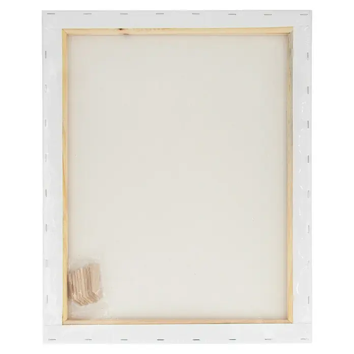 Glorex Keilrahmen Art 4 You - 70 x 50 cm, 3-fach grundiert, 330 g/m² - Leere Leinwand auf Keilrahmen, ideal für Künstler. Perfekt für Öl-, Acryl- und Mixed-Media-Malerei. Inklusive Keile zum Nachspannen.
