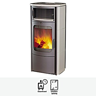 Hark Kaminofen Opera B (7 kW, Raumheizvermögen: 146 m³, Material Verkleidung: Keramik, Creme/Weiß)