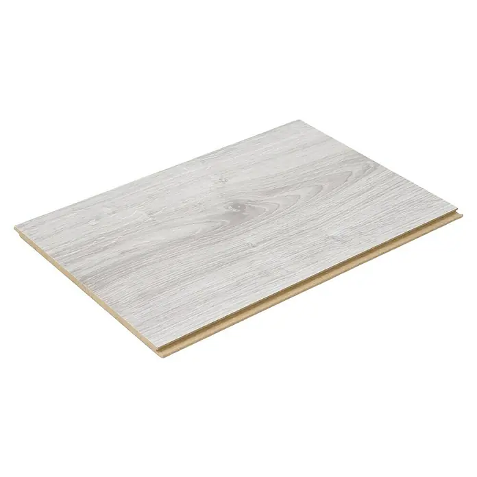 Egger Laminatmuster NatureSense - 297 x 193 x 7 mm, Landhausdiele, Zermatt Eiche hell - Laminatboden mit hellem Holzdekor und Klickverbindung für einfache Verlegung. Ideal für Wohnräume und Büros mit schickem Design.