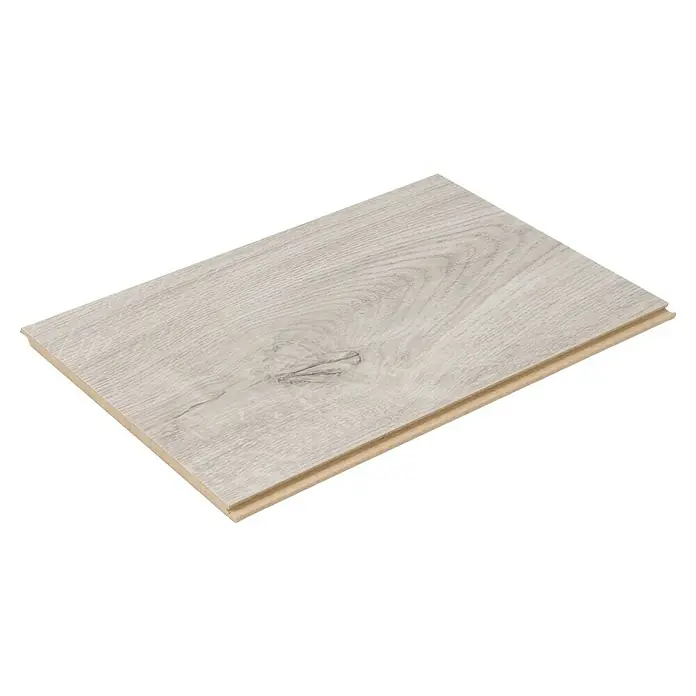 Egger Laminatmuster NatureSense Aqua - 297 x 193 x 8 mm, Landhausdiele, Berdal Eiche grau - Helles Laminatpaneel mit Holzmaserung, ideal für moderne Innenräume. Das hochwertige Bodenpaneel bietet eine ansprechende Optik und einfache Verlegung.
