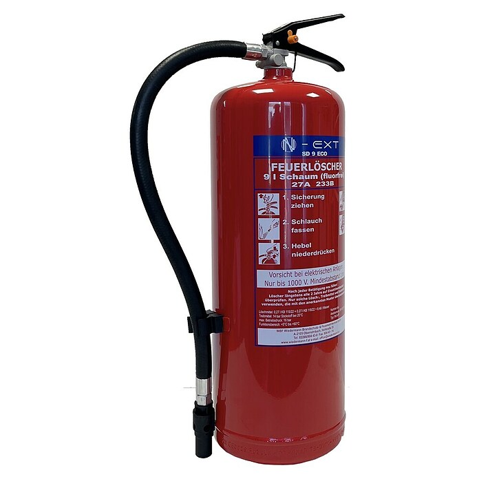 Feuerlöscher SD 9 Eco N-Ext (Löschmittel: Schaum) | BAUHAUS