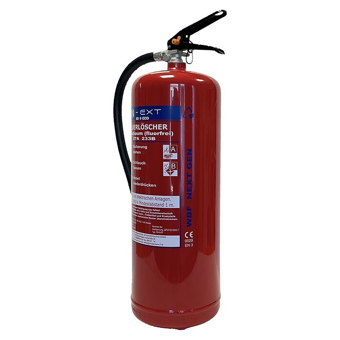 Feuerlöscher SD 9 Eco N-Ext (Löschmittel: Schaum) | BAUHAUS