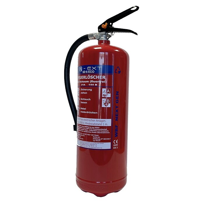 Feuerlöscher N-EXT SD 6 ECO (6 l, Löschmittel: Schaum) | BAUHAUS