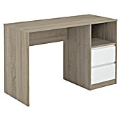 Meka Block Mesa de escritorio K-508 (L x An x Al: 50 x 120 x 75 cm, Roble Cambrian/Blanco) | BAUHAUS