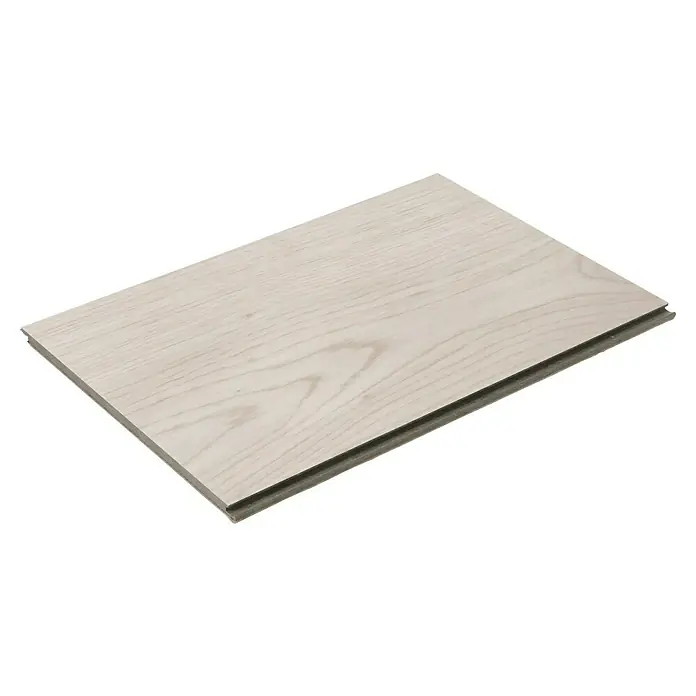 Egger Laminatmuster Aquadura+ - 297 x 193 x 7,5 mm, Landhausdiele, Almington Eiche beige - Nahaufnahme einer hellen, modernen Laminatdiele mit Holzmaserung für stilvolle Bodenbeläge.