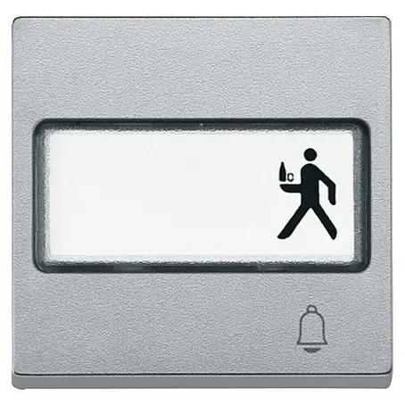 Merten M-Pure Universalwippe mit Schriftfeld und Symbol MEG3365-0325