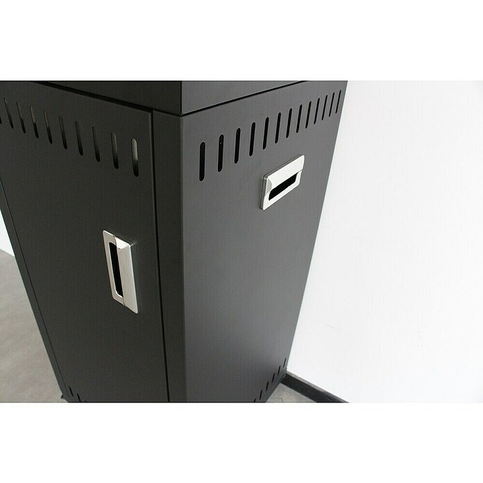 Nora Flames Estufa de exterior Kauai (9 kW, Altura: 136,5 cm, Negro) | BAUHAUS