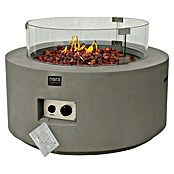 Nora Flames Estufa de exterior Fuji (16 kW, Altura: 40 cm, Gris) | BAUHAUS