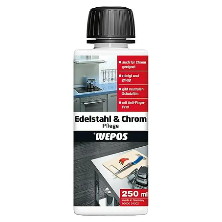 Wepos  Pflegemittel Edelstahl- & Chrom-Pflege