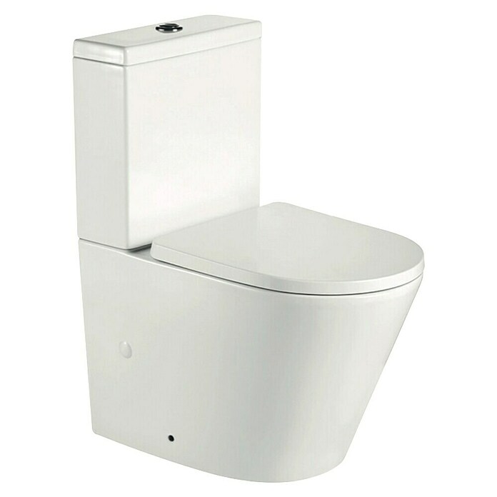 Futurbath Pack de WC Sintra (Sin borde de descarga, Salida dual, Blanco) | BAUHAUS
