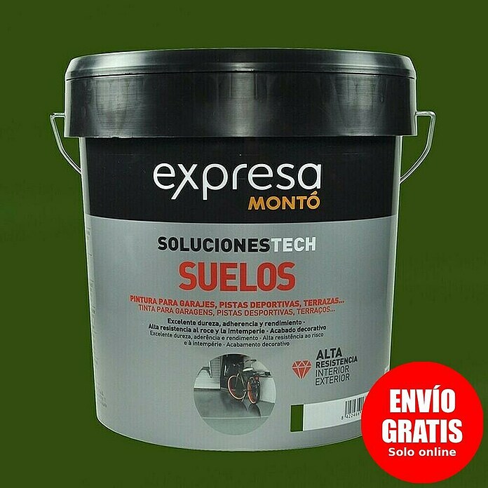 Montó Pintura para suelos Expresa (Verde, 12 l, Semimate)