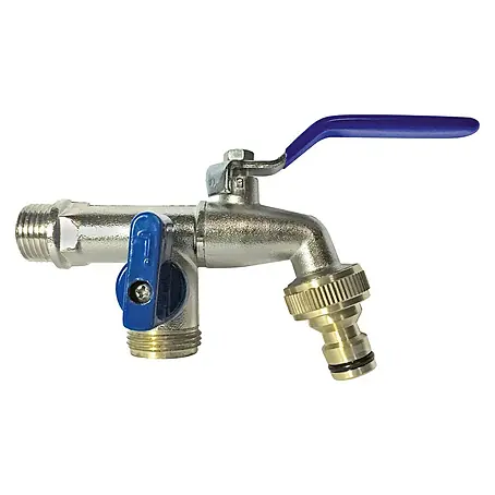 Grifo de descarga 2 vías toma automática