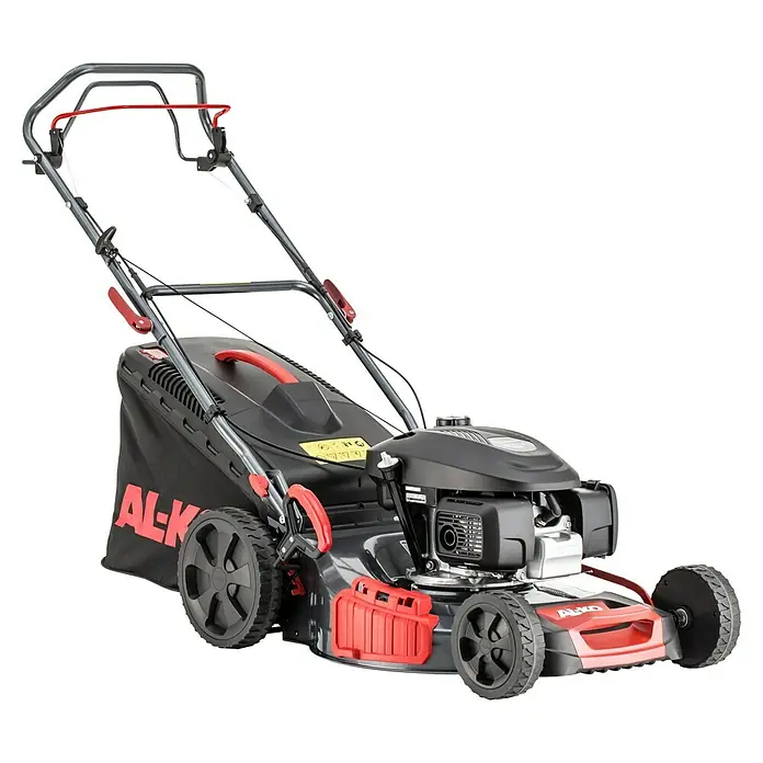 AL-KO Powered by Honda Benzin-Rasenmäher Easy 5.16 mit Honda Motor - 2,7 kW - 3,1 kW, 145 cm³, Schnittbreite: 51 cm, Honda - Abbildung eines AL-KO Benzinrasenmähers mit roter Akzentuierung für den modernen Garten.