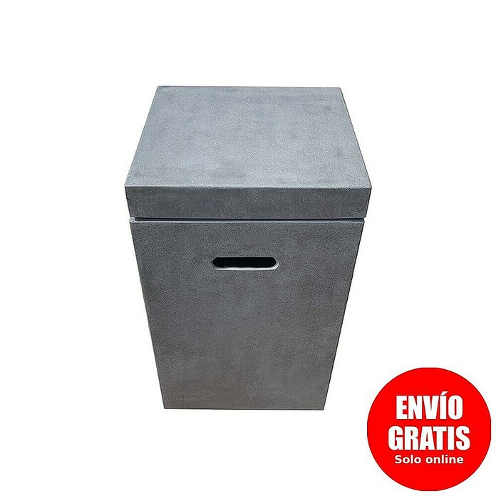 Nora Flames Caja con tapa Cubrebombona (L x An x Al: 40 x 40 x 65 cm, Polipropileno) | BAUHAUS