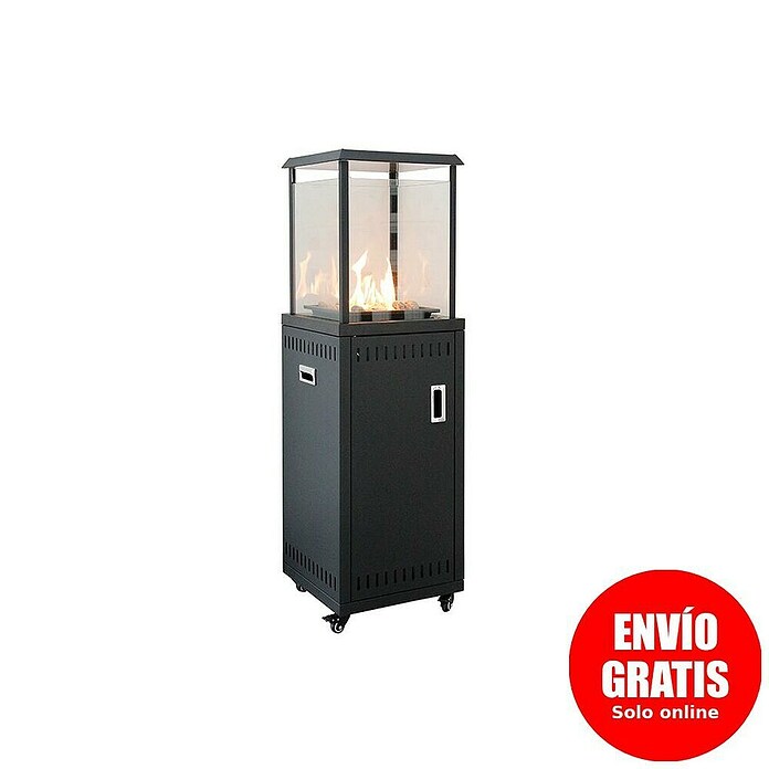 Nora Flames Estufa de exterior Kauai (9 kW, Altura: 136,5 cm, Negro) | BAUHAUS