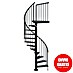 Dolle Escalera exterior Gardenspin Antracita 