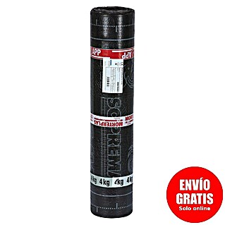 Soprema Lámina asfáltica Moply N Plus (Negro, 3 kg, An x L: 1 x 13 m)