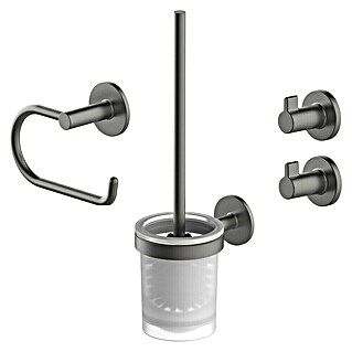 Lenz Toilet-combi-borstelgarnituur Sivo (4 -delig, Grafiet)