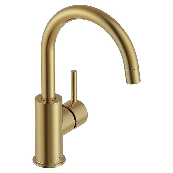 Lenz Armatura za umivalnik Moana  (Višina: 24,5 cm, Dolžina izliva: 171 mm, Zlata, Mat) | 3554 - Waschtischarmatur Marke | DAFA - Armaturen Marke | DAF - Armaturen Brausen | DA - Badausstattung/Bäderwelt | D - Sanitär | BAUHAUS