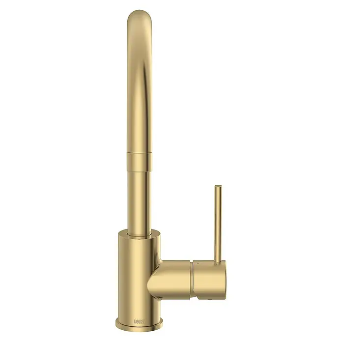Lenz Spültischarmatur Lio - Gold, Matt - Eine elegante, goldfarbene Armatur mit einem schlanken Design, das moderne Ästhetik in jedes Badezimmer bringt. Hochwertige Verarbeitung für langanhaltende Nutzung.